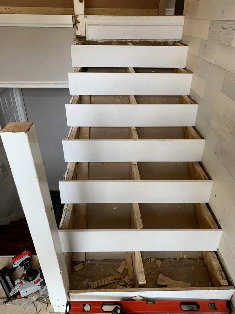 Installing Risers 