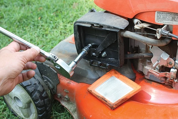 Lawnmower air filter