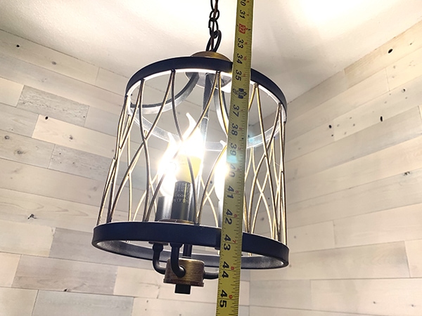 Replace A Hanging Light Fixture, How To Change A Light Fixture Above Stairs