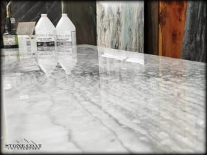 Stone Coat Black Exotic Marble Countertop Kit