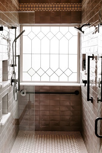 Privacy Window Accents Aging in Place Shower - Extreme How To