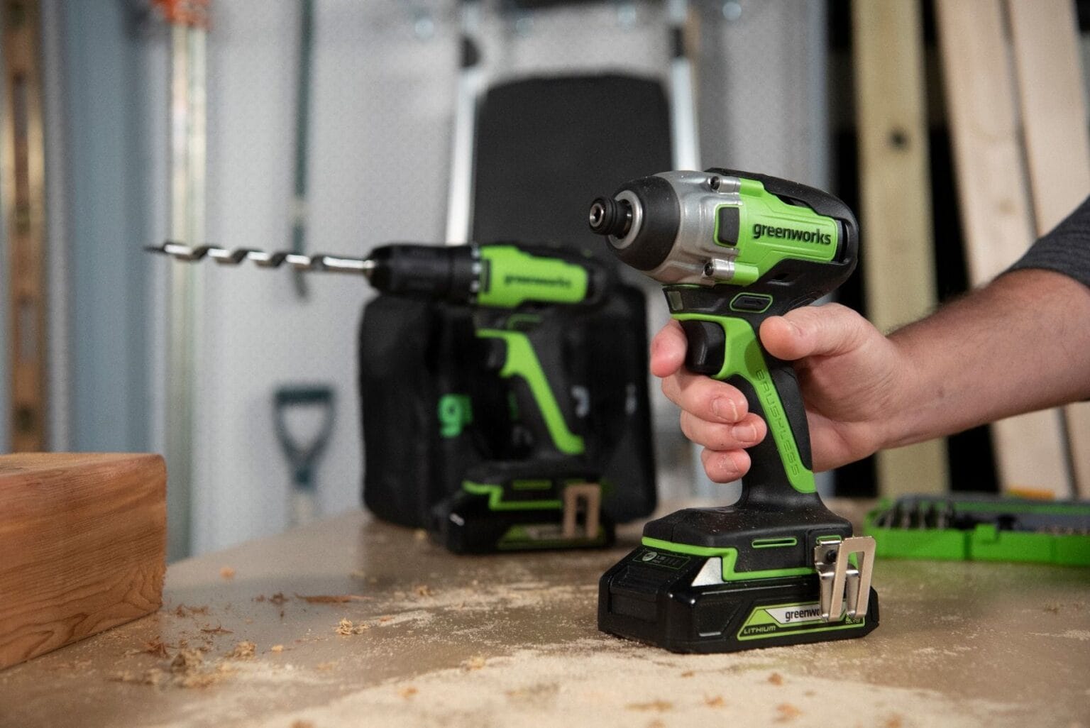 June 2021 Tool of the Month The Greenworks 24V POWERALL™ Drill
