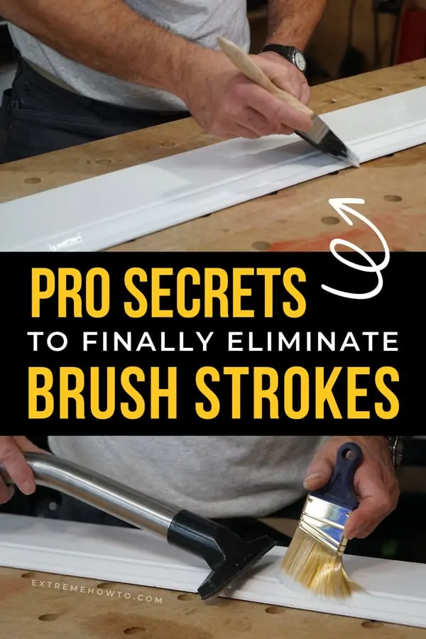 pro secrets to eliminate brush strokes on DIYY painting projects