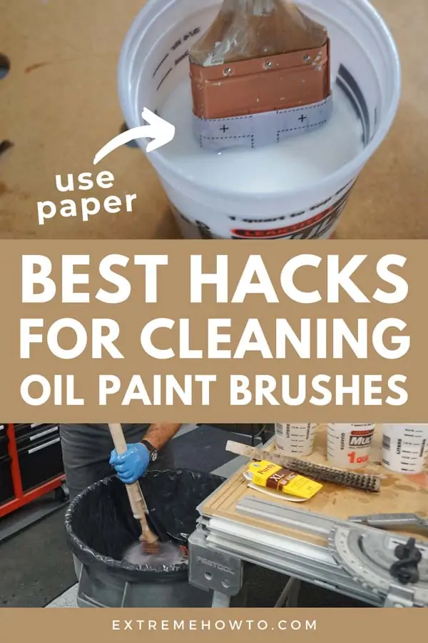 How to Clean Oil Paint Brushes DIY