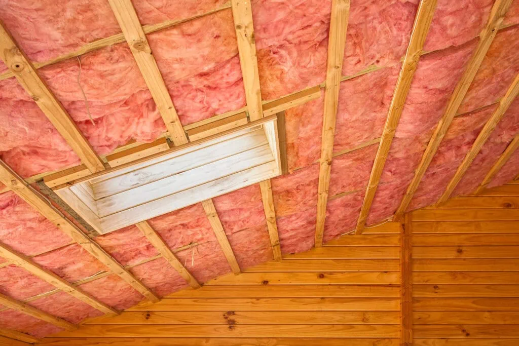 Garage roof insulation
