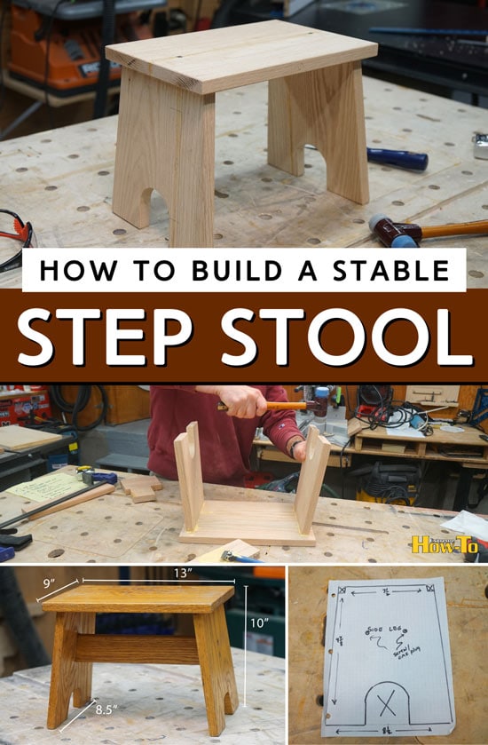 how to build a stable step stool