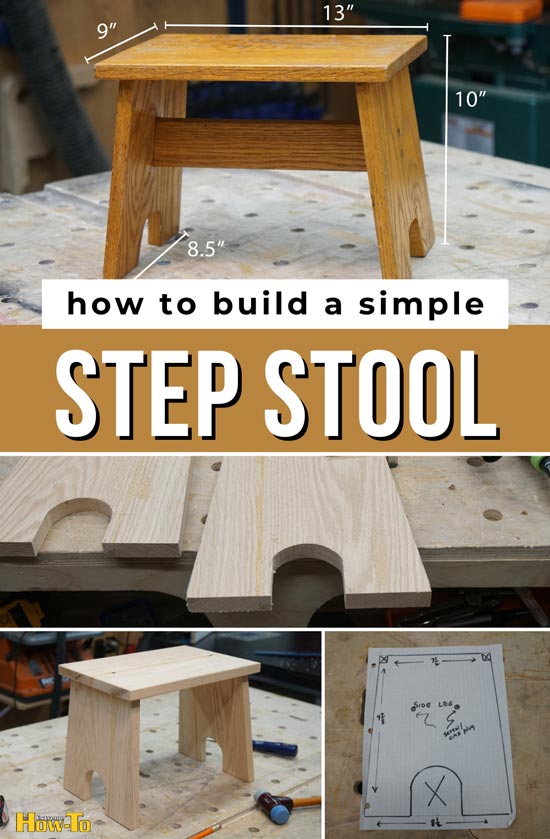 how to build a simple step stool