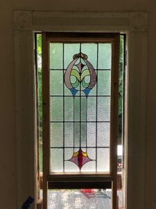 stained glass feature
