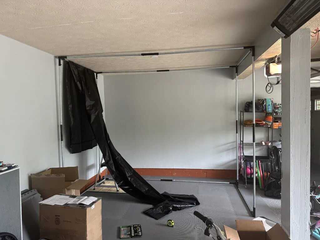 Frame Assembly for Golf Simulator