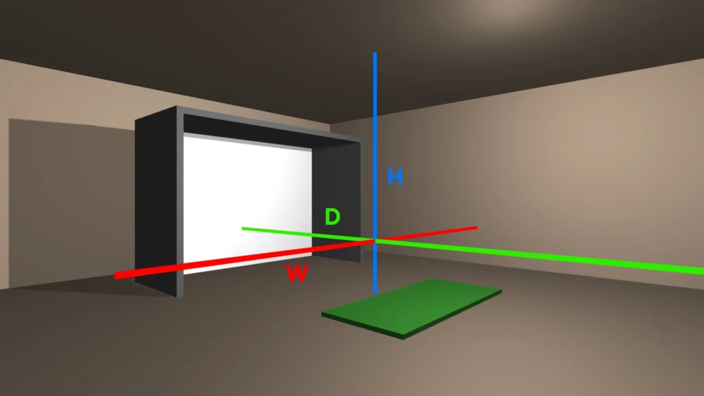 Minimum Room Size Requirements for Golf Simulator