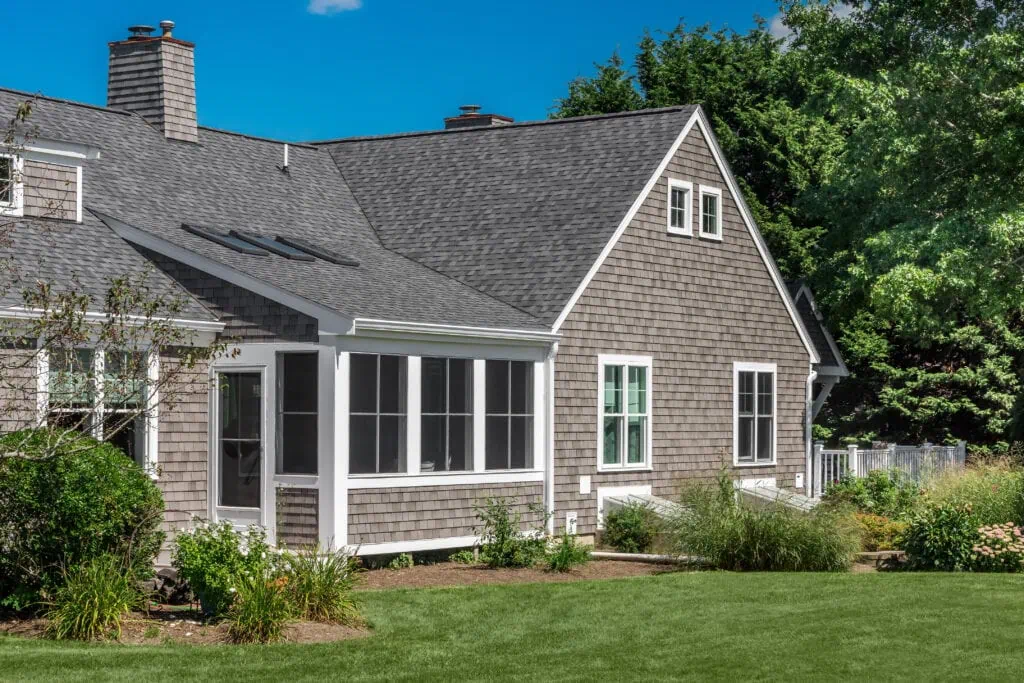 Rhode Island charm restored with composite shingles