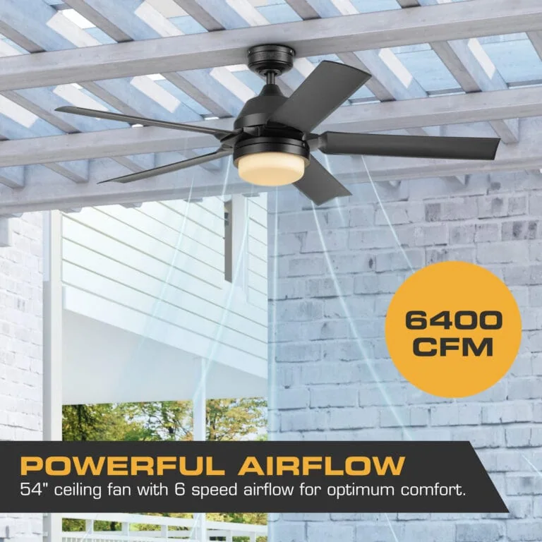 MULE F5 Wet-Rated Ceiling Fan