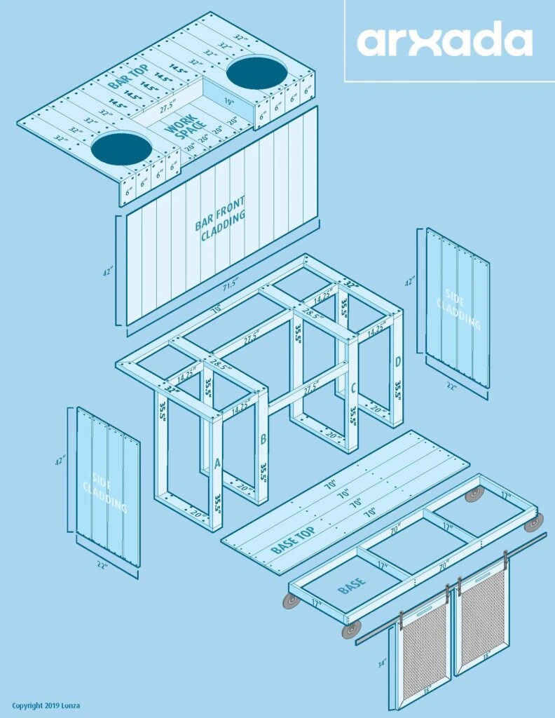 DIY Planter Bar Plans