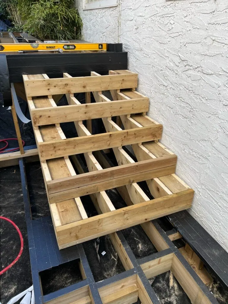 Deck stairs