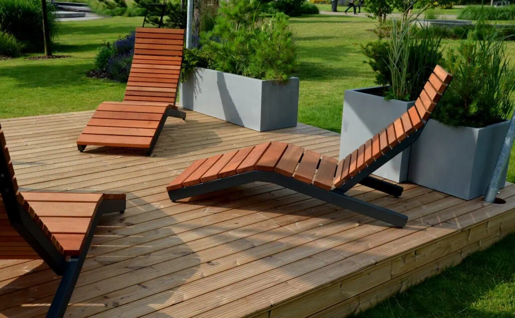 PT wood deck