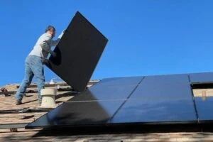 Solar panel installation