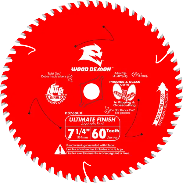 Wood Demon™ Ultimate Finish Saw Blade