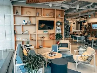 Open shelves