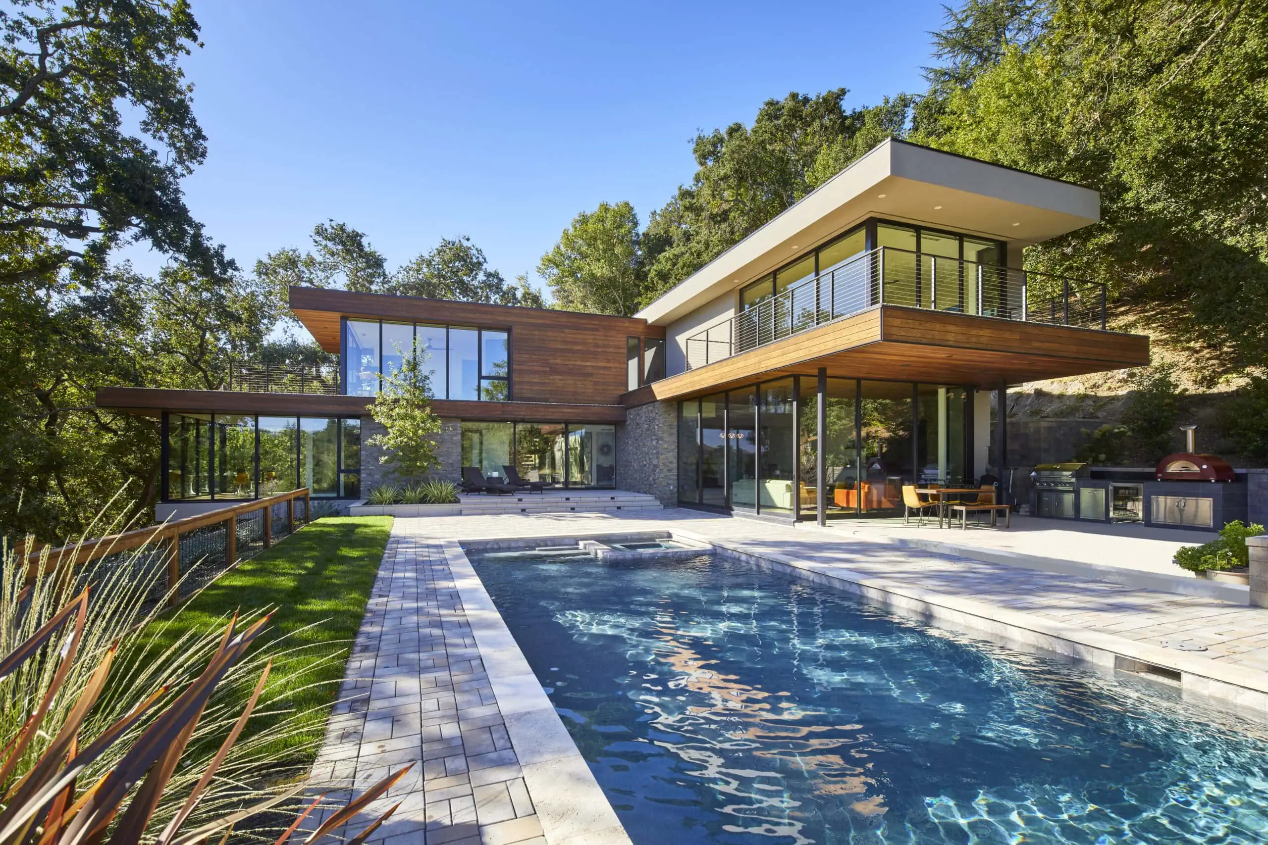Hidden Treasure: CA Home Features Sliding Glass Walls for Indoor-Outdoor Living