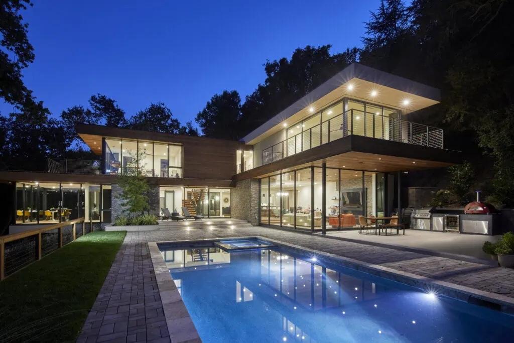 Hidden Treasure: CA Home Features Sliding Glass Walls for Indoor-Outdoor Living