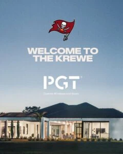 Tampa Bay Bucs Partner with PGT
