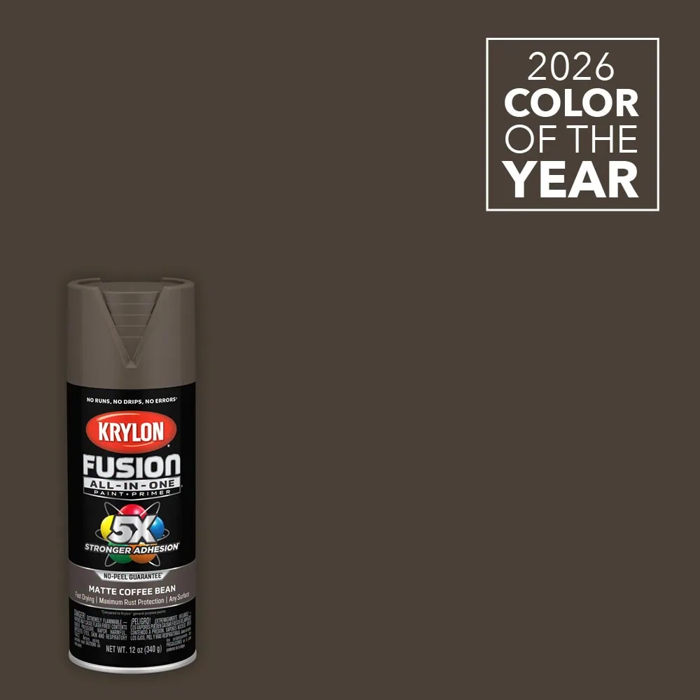 Krylon 2026 Color of the Year: Matte Coffee Bean