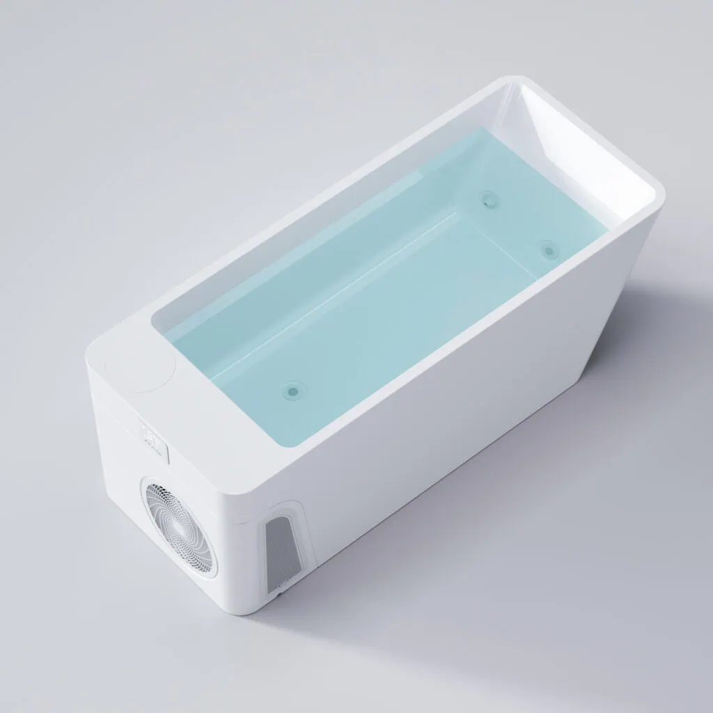 Empava's new Indoor/Outdoor Cold Plunge Tub w/ Smart Wifi