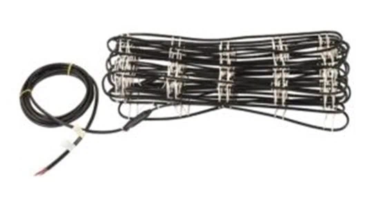 Snow melting system heating cables