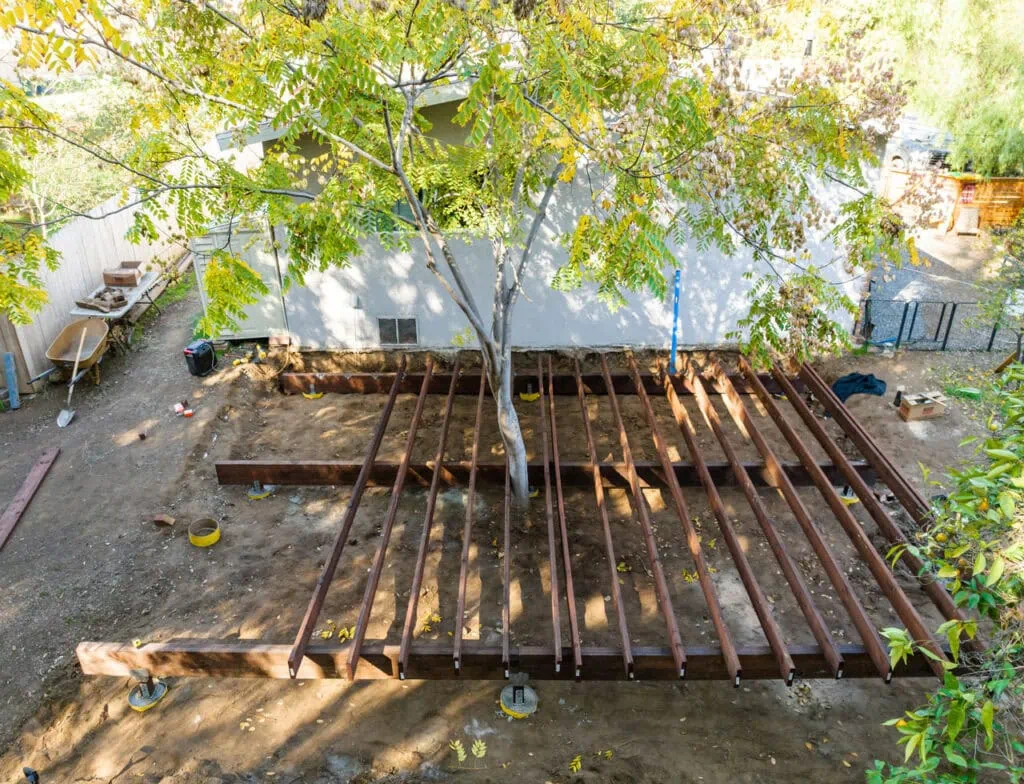 Deck frame