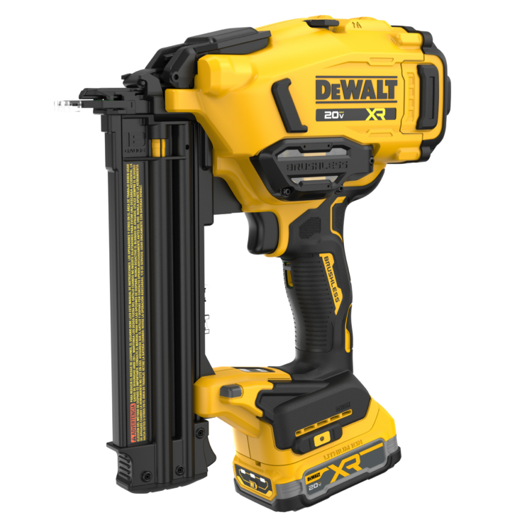 DEWALT® 20V MAX* XR cordless 18ga brad nailer
