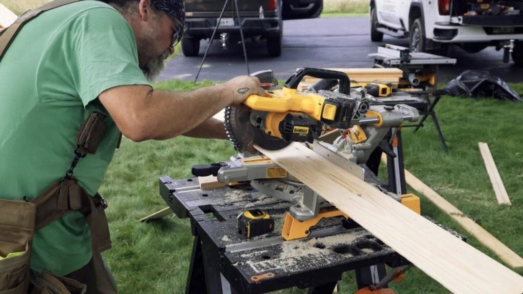 Cutting siding