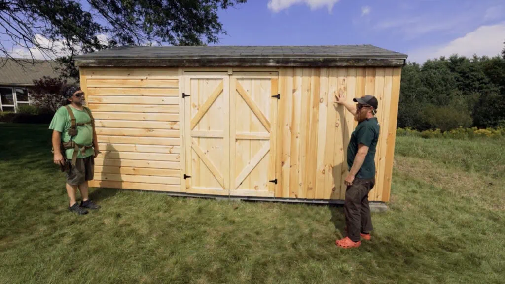Eastern White Pine Siding Project complete