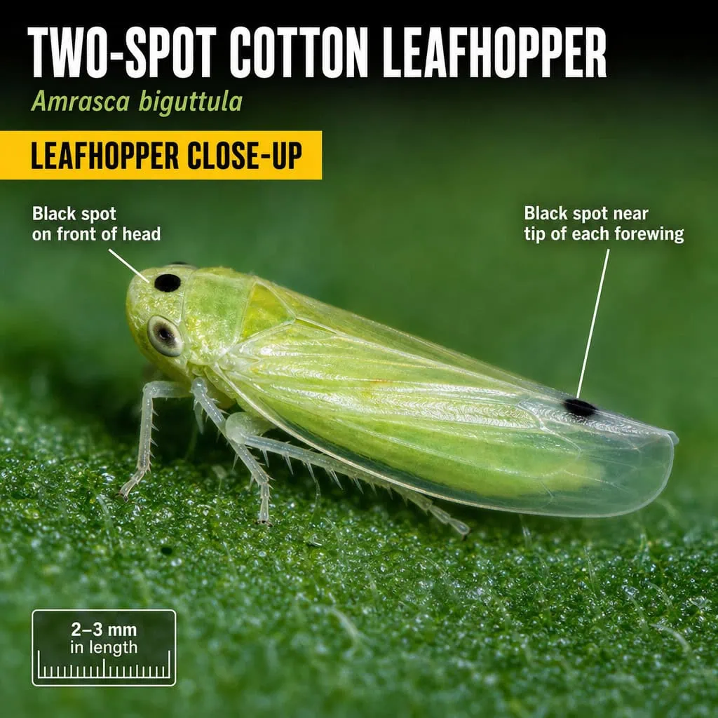 Two Spot Cotton Leafhopper