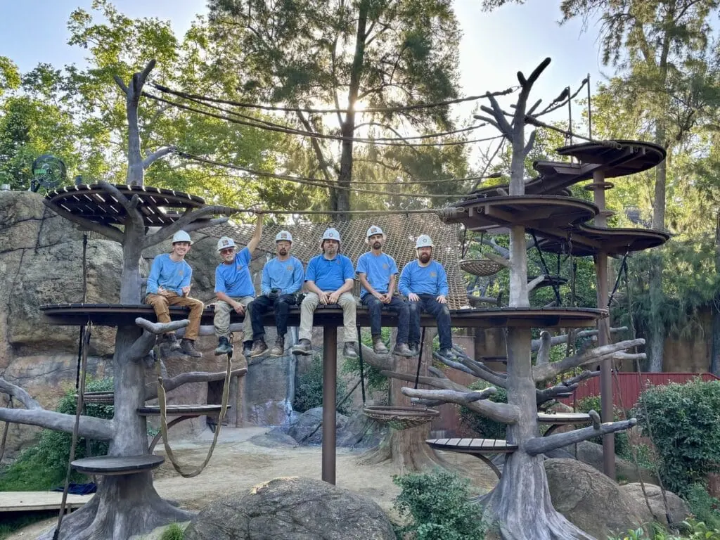 Construction crew - Orangutan Habitat Sacramento Zoo