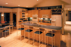 Custom Kitchen Cabinets in a Custom Setting