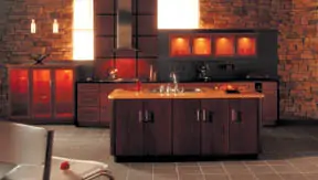 Kitchen Cabinets In a More Contemporary Setting