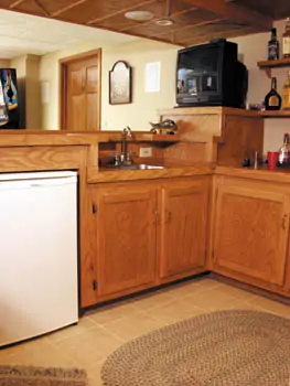 Basement cabinets