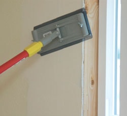 sand the drywall joint compound flat