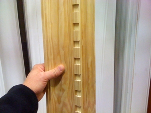 Preassembled wooden stain-grade moulding saves time and labor when homeowners prefer visible woodgrain.