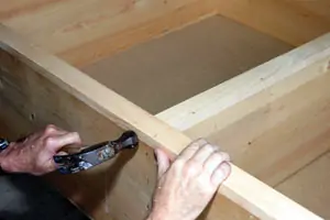how to build a wooden box frame