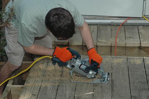 how to remove deck nails